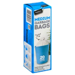 S Sel Bag Garbage Medium /Twist Tie