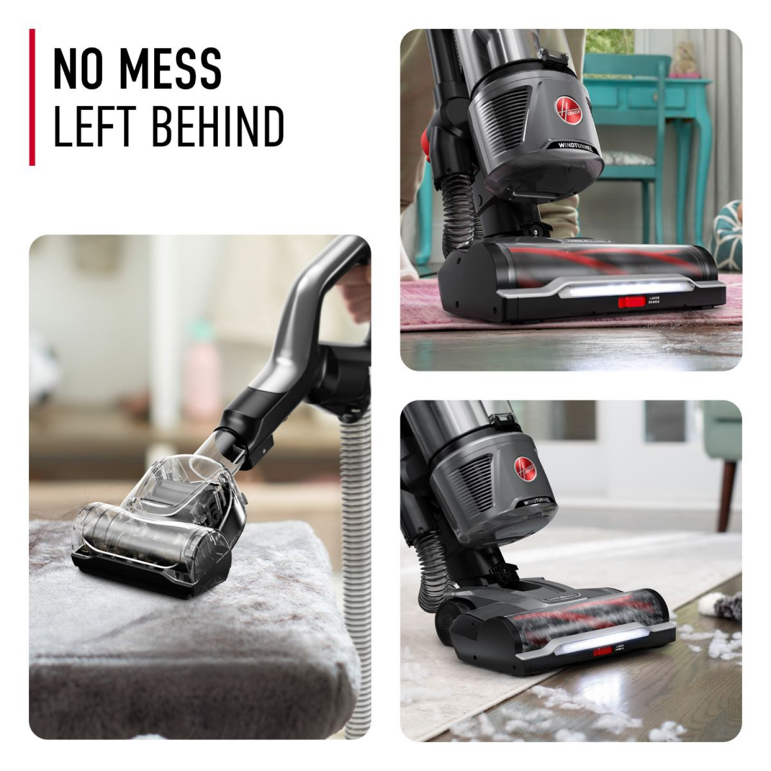 slide 4 of 4, Hoover WindTunnel with Tangle Guard Upright Vacuum, 1 ct