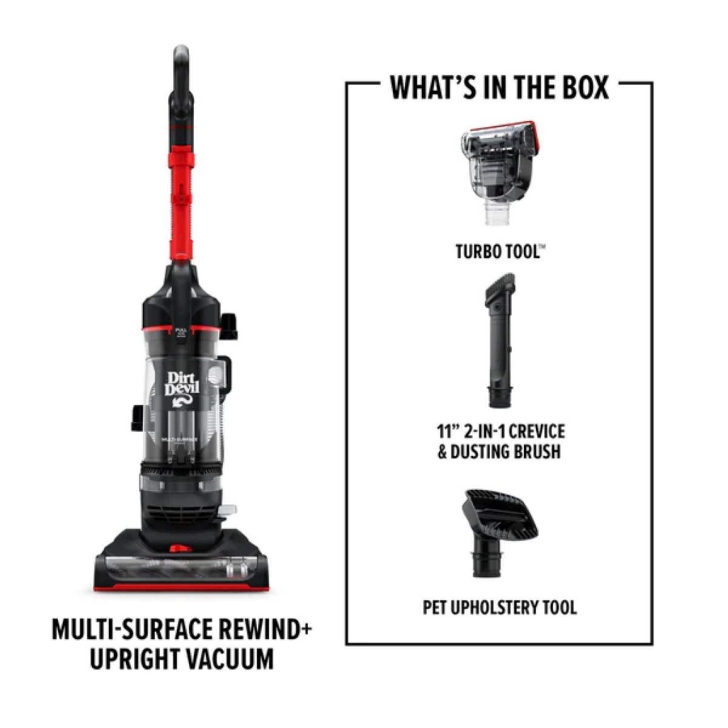 slide 7 of 8, Dirt Devil Rewind Upright Vacuum UD76800, 1 ct