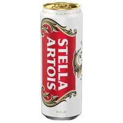 Stella Artois Premium Lager Beer 25 fl oz Can
