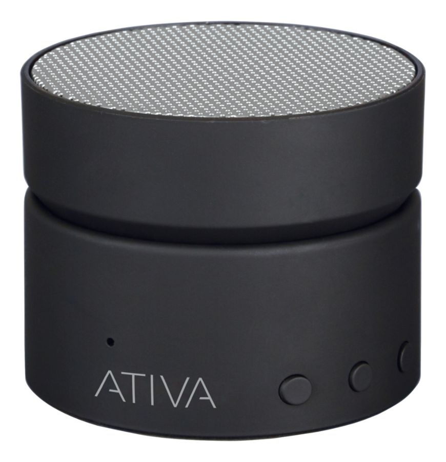 slide 5 of 5, Ativa Wireless Bluetooth Swivel Speaker, Black, A106, 1 ct