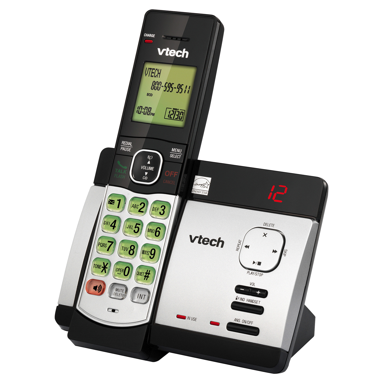 slide 2 of 2, VTech Cordless Answering System with Caller ID, 1 ct