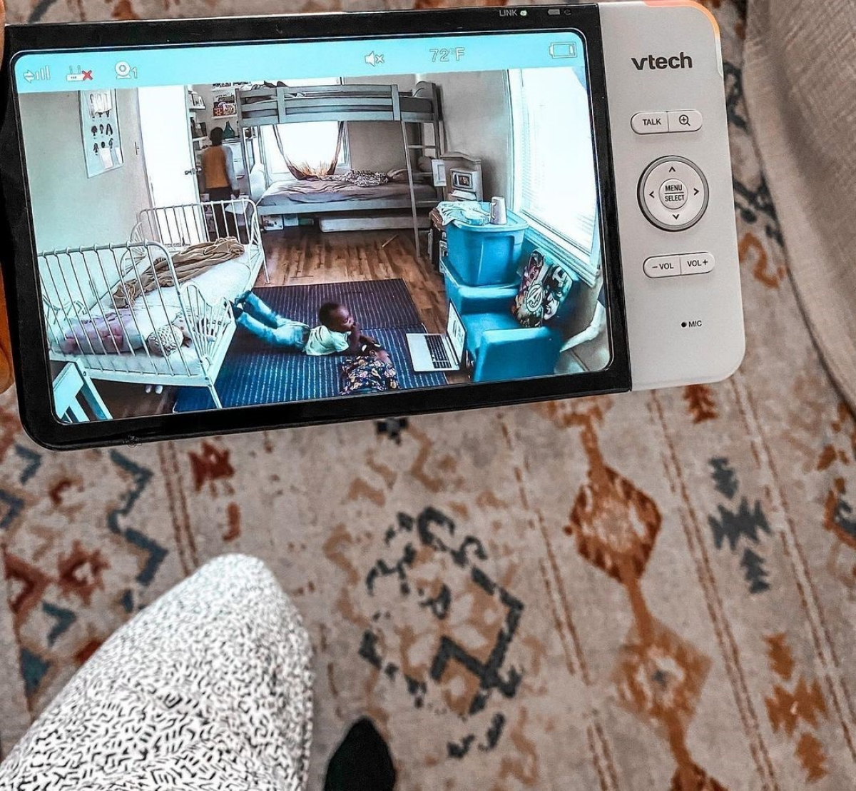 slide 2 of 5, V-Tech Digital 5" Video Monitor Fixed FHD with Remote Access, 5 in