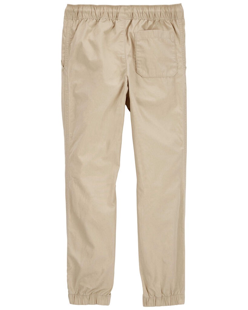 slide 3 of 3, Carter's Kid Drawstring Joggers Khaki 6, 1 ct