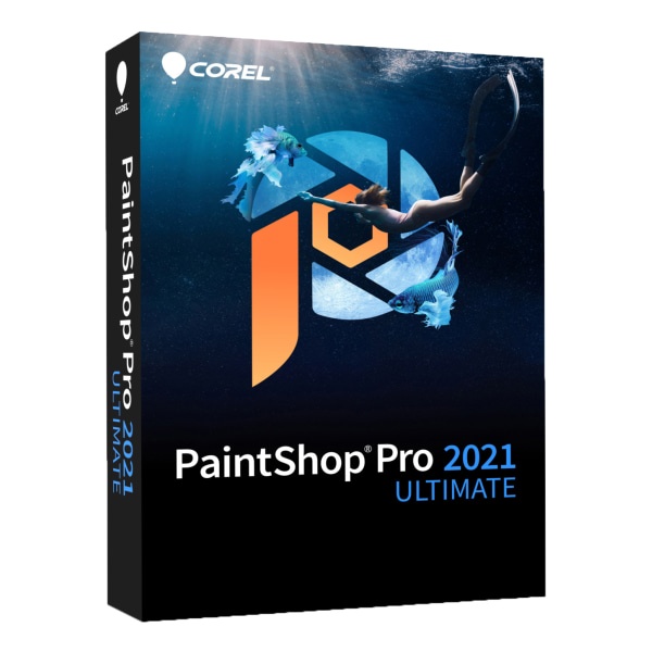 slide 2 of 3, CorelDRAW Paintshop Pro 2021 Ultimate, For Windows, Disc/Product Key, 1 ct