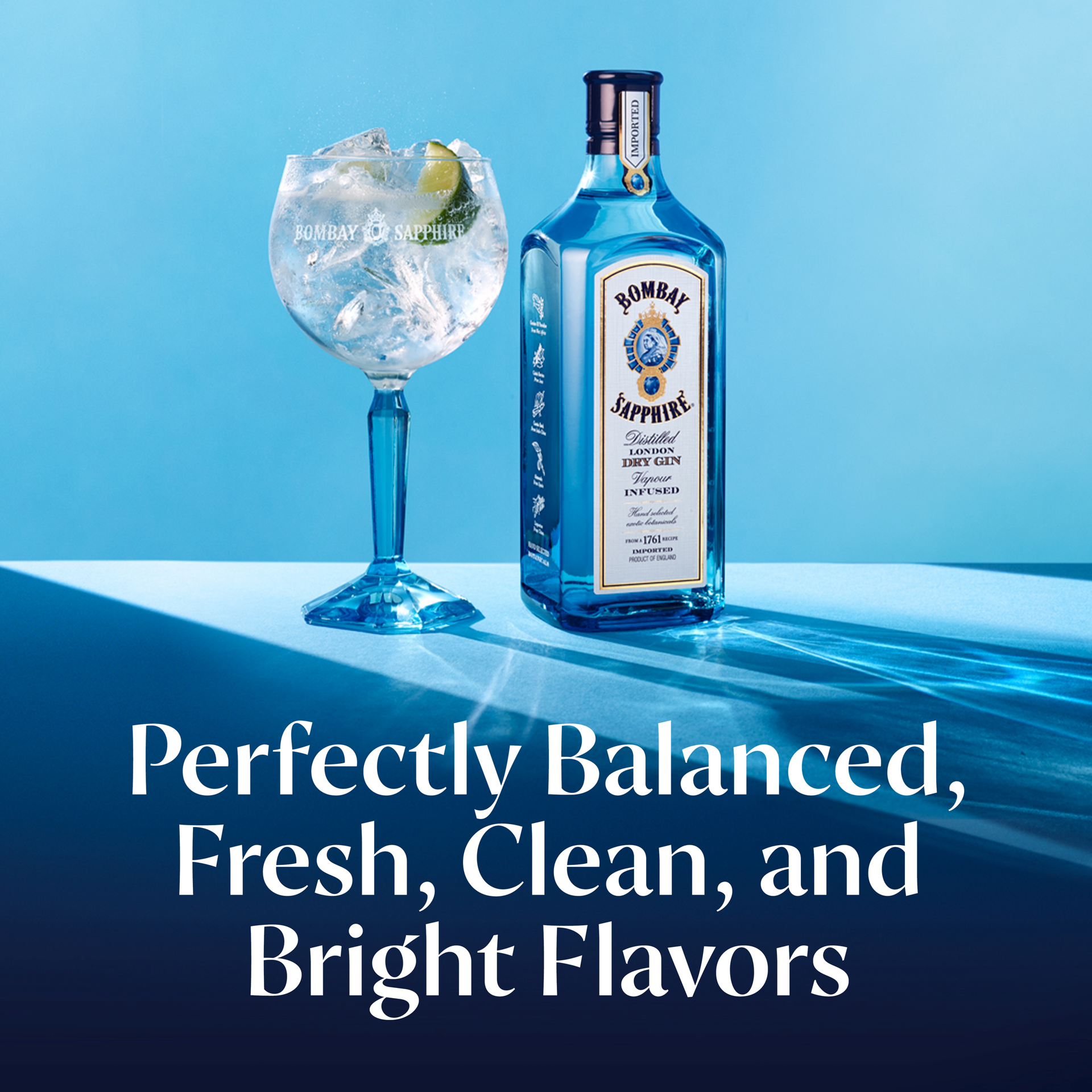 slide 4 of 5, Bombay Sapphire Gin, 200 ml