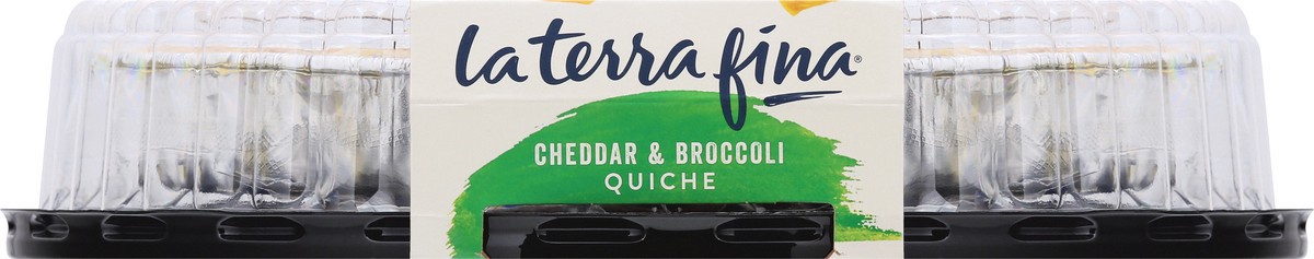 slide 6 of 7, La Terra Fina Cheddar & Broccoli Quiche 23 oz, 23 oz