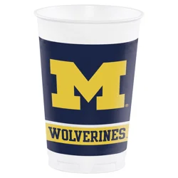 Collegiate University of Michigan Plastic Cup