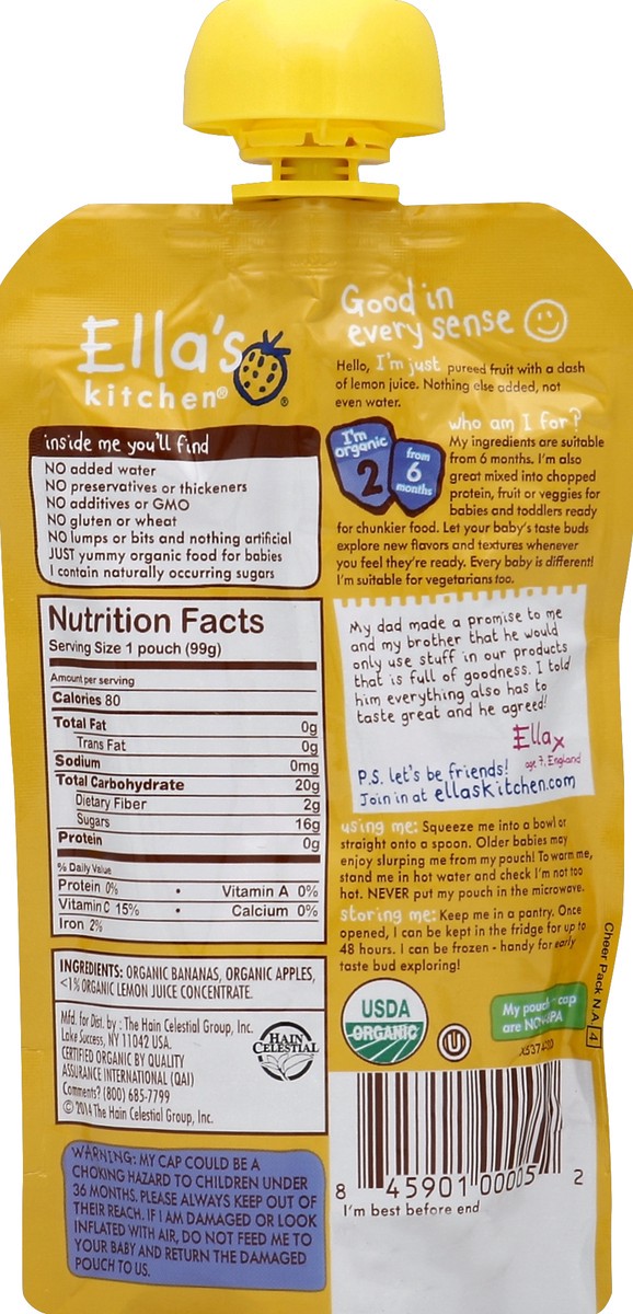 slide 7 of 8, Ella's Kitchen Puree 3.5 oz, 3.5 oz