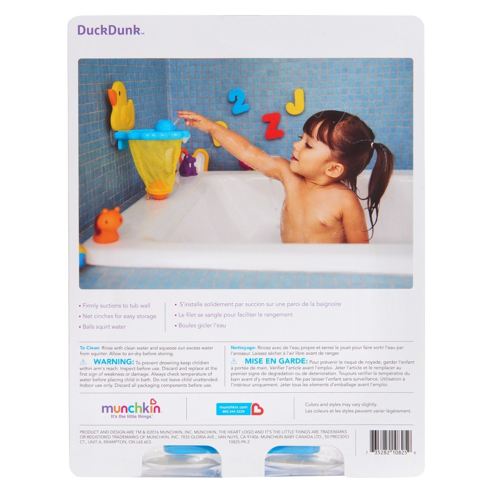 slide 2 of 5, Munchkin DuckDunk Bath Toy, 1 ct