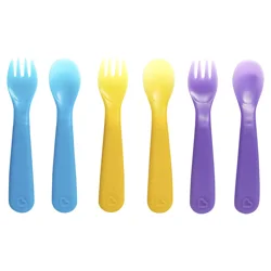 Munchkin Color Reveal 12 M+ Toddler Utensils 6 ea