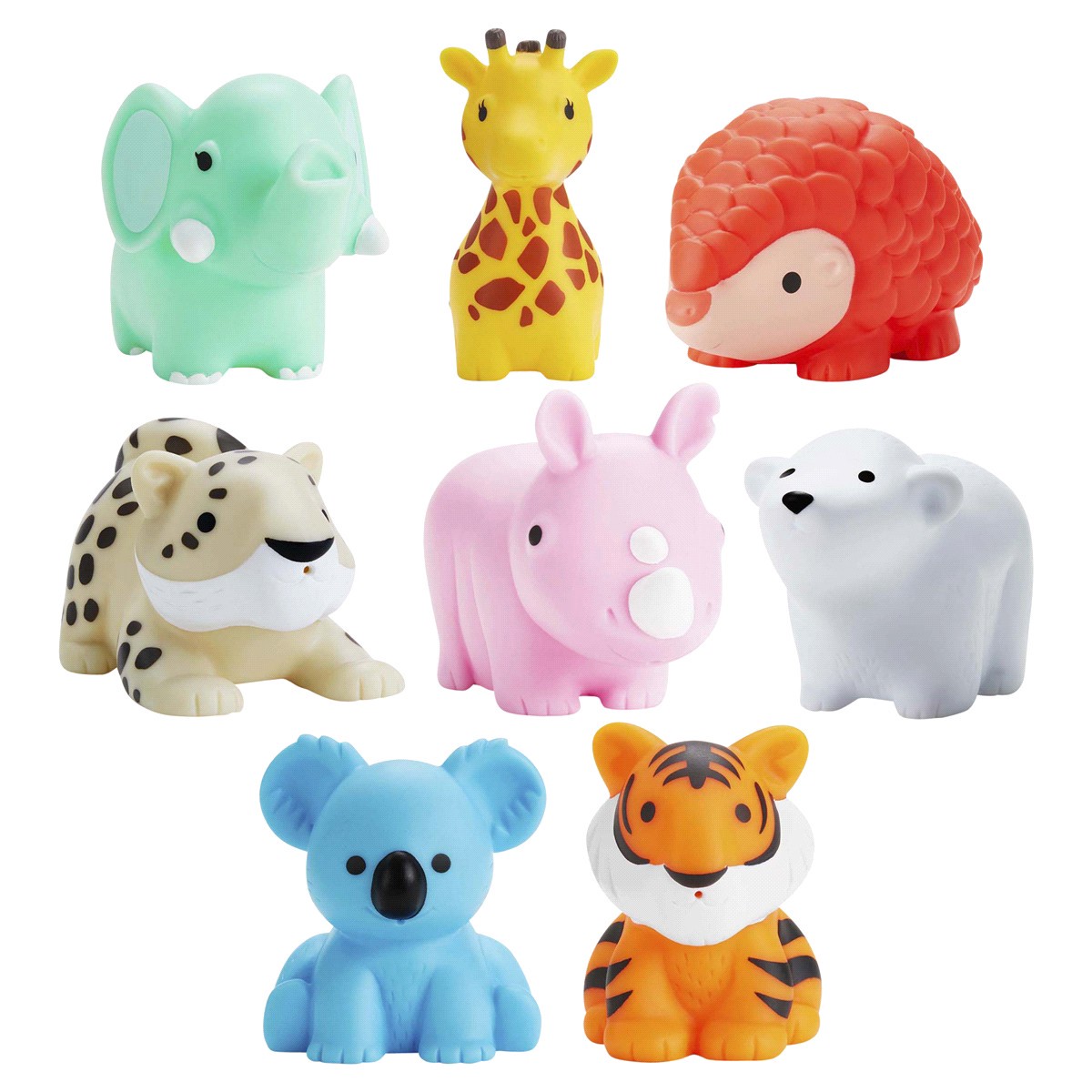 slide 8 of 13, Munchkin Wild Animal Bath Toy Squirts - 8pk, 8 ct
