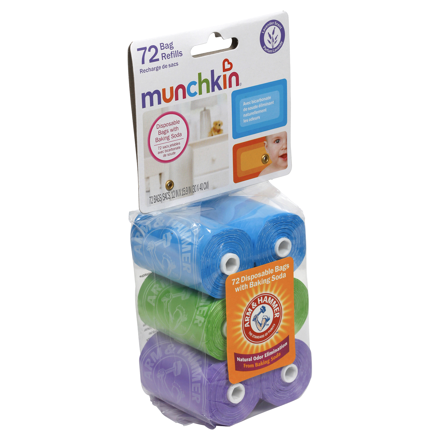 slide 2 of 2, Munchkin Bag Refills 6 ea, 6 ct