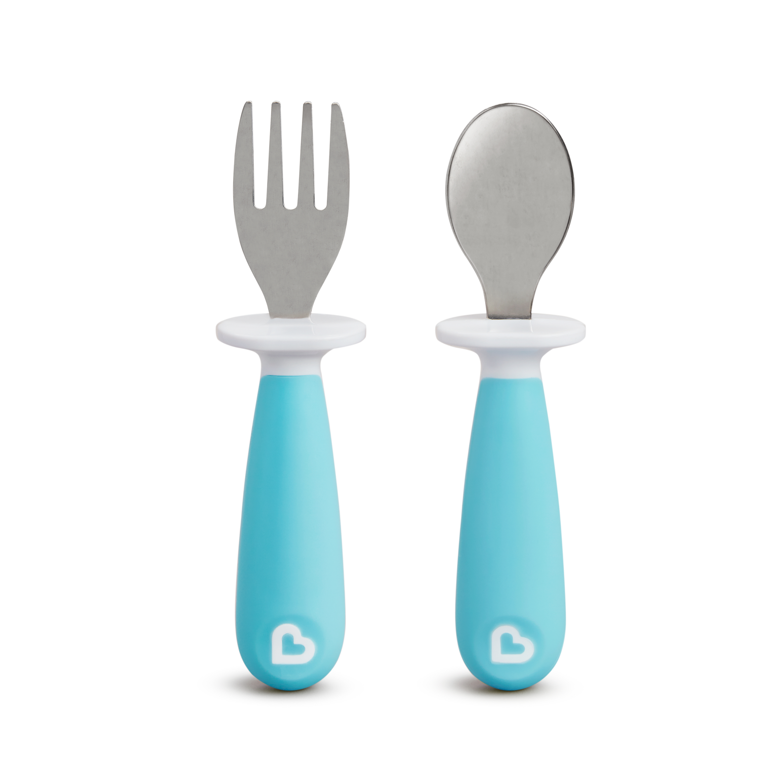 slide 2 of 3, Munchkin Toddler Fork Spoon, 1 ct