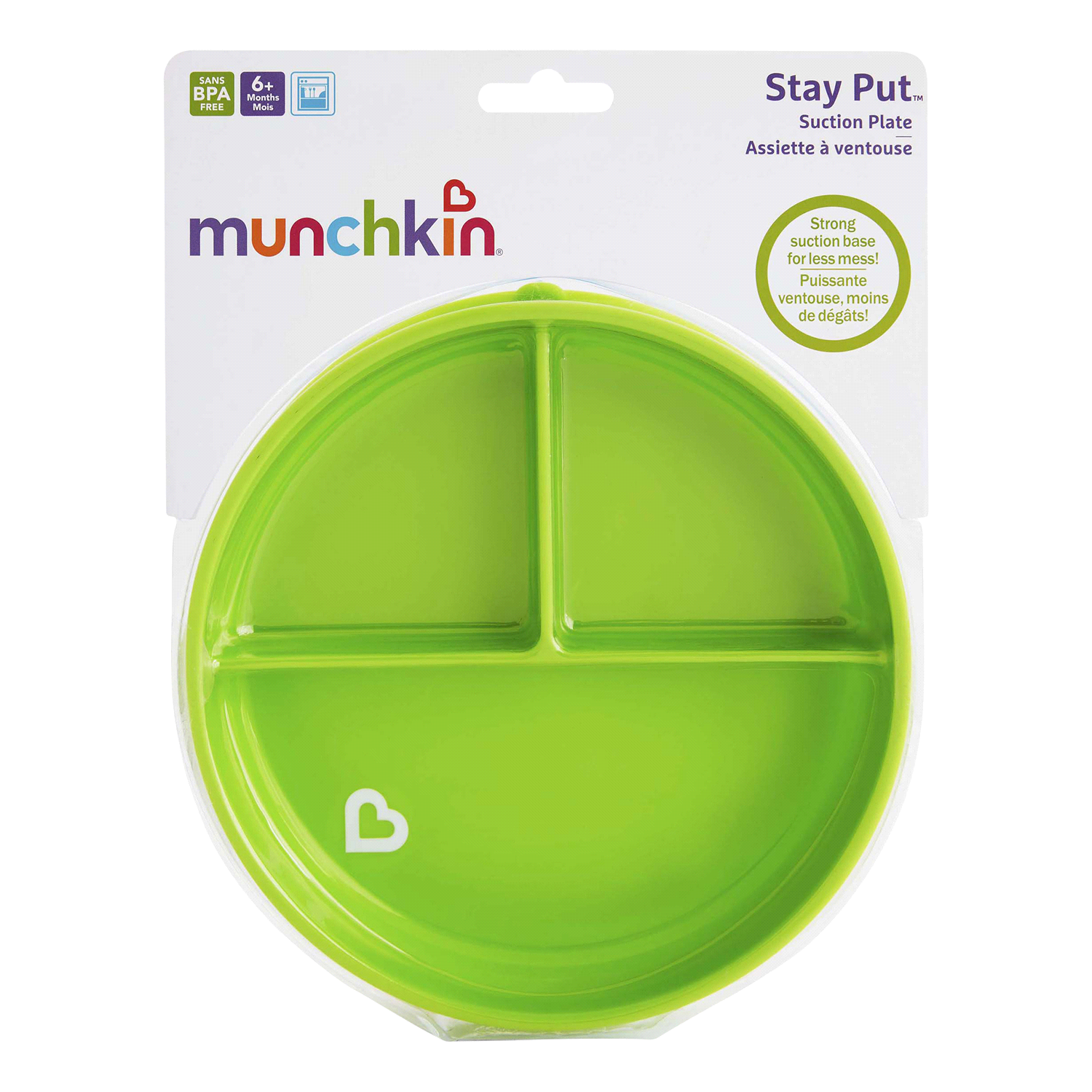 slide 4 of 5, Munchkin Stay Put Suction Plate, 1 ct