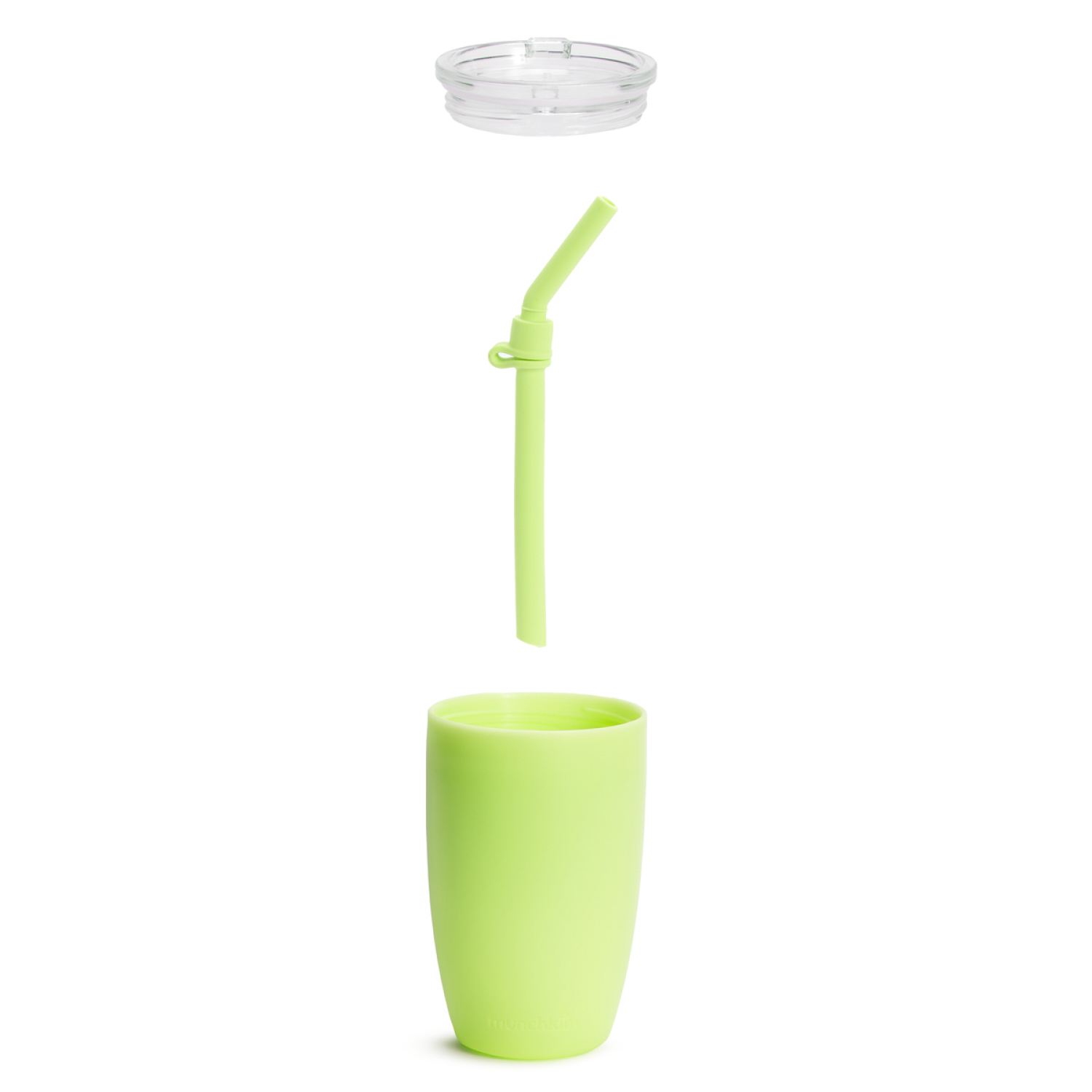 slide 2 of 3, Munchkin 10oz Simple Clean Straw Tumbler Cup for Toddlers - Green, 10 oz