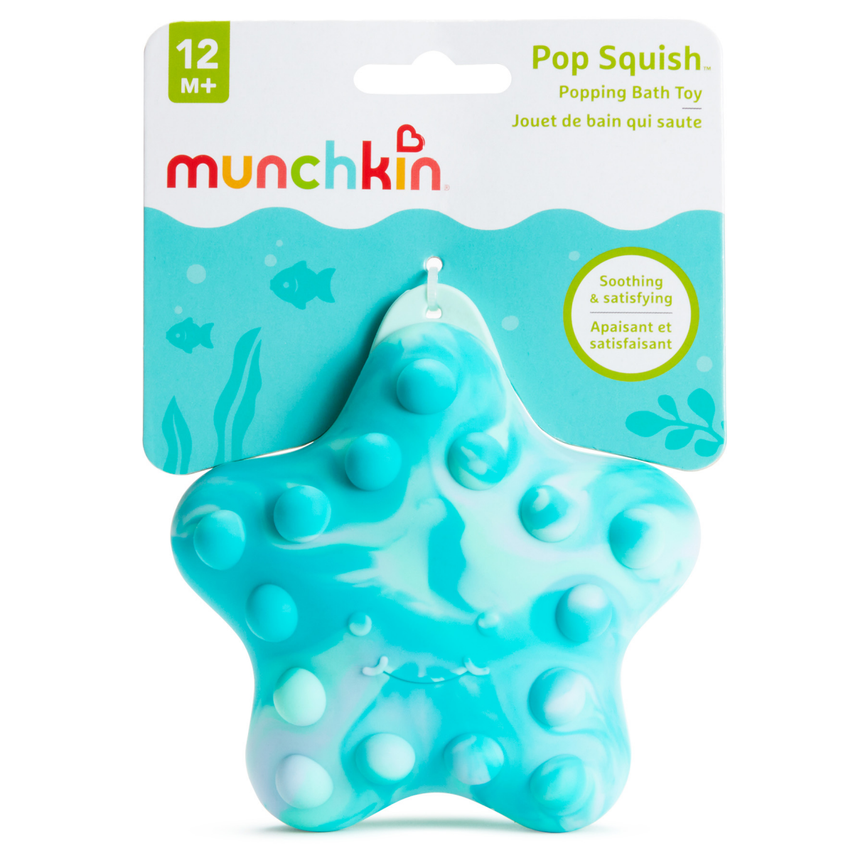 slide 1 of 13, Munchkin Pop Squish Popping Bath Toy, Starfish, 1 ct