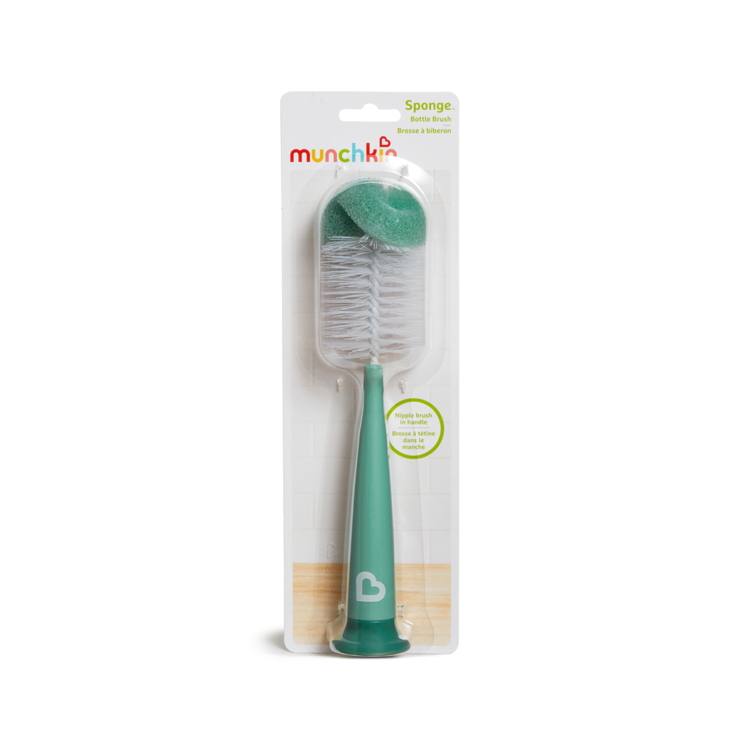 slide 1 of 1, Munchkin Sponge Bottle Brush, 1 ct