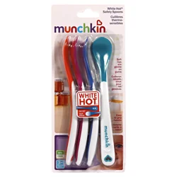 Munchkin White Hot Safety Spoons 4 ea