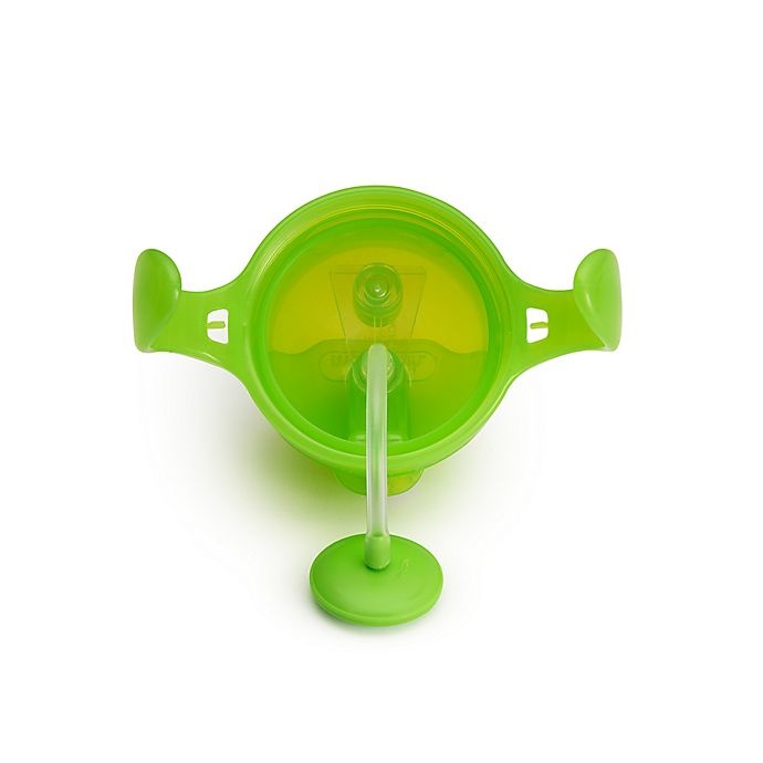 slide 4 of 8, Munchkin Click-Lock Weighted Flexi-Straw Cup - Green, 7 oz