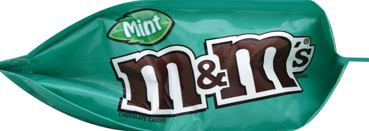 slide 2 of 3, M&M's Grab & Go Mint Dark Chocolate Candy, 5 oz
