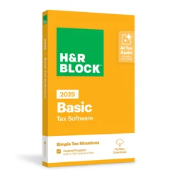 H&r Block Tax Software Basic 2025