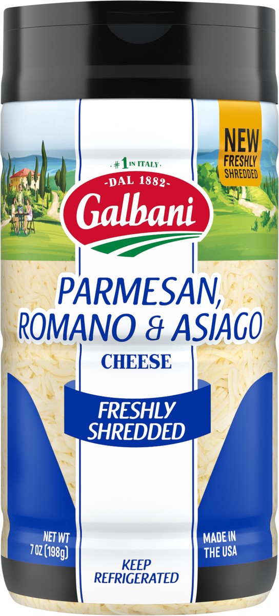slide 7 of 7, Galbani 7oz Parmesan, Romano, & Asiago Shaker, 7 oz
