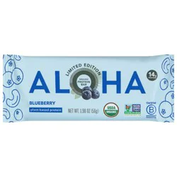 Aloha Organic Blueberry Protein Bar 1.98 oz