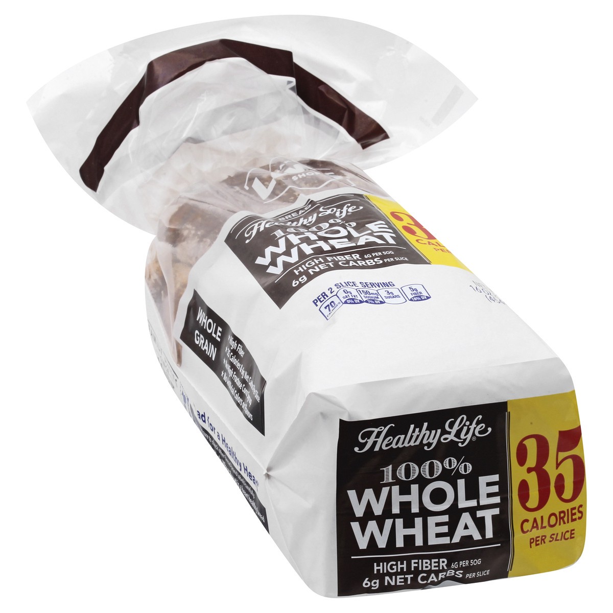 slide 5 of 9, Lewis Healthy Life 100% Whole Wheat Bread 16 oz, 16 oz