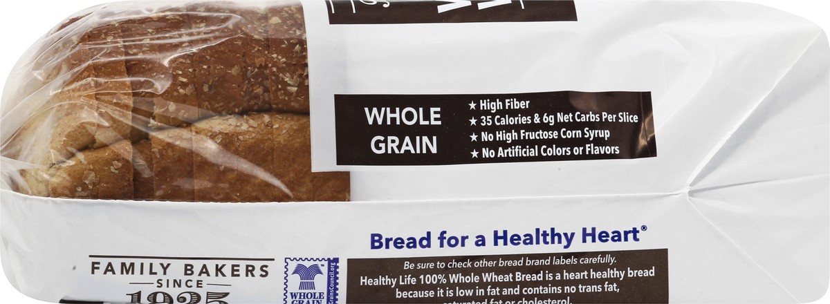 slide 8 of 9, Lewis Healthy Life 100% Whole Wheat Bread 16 oz, 16 oz