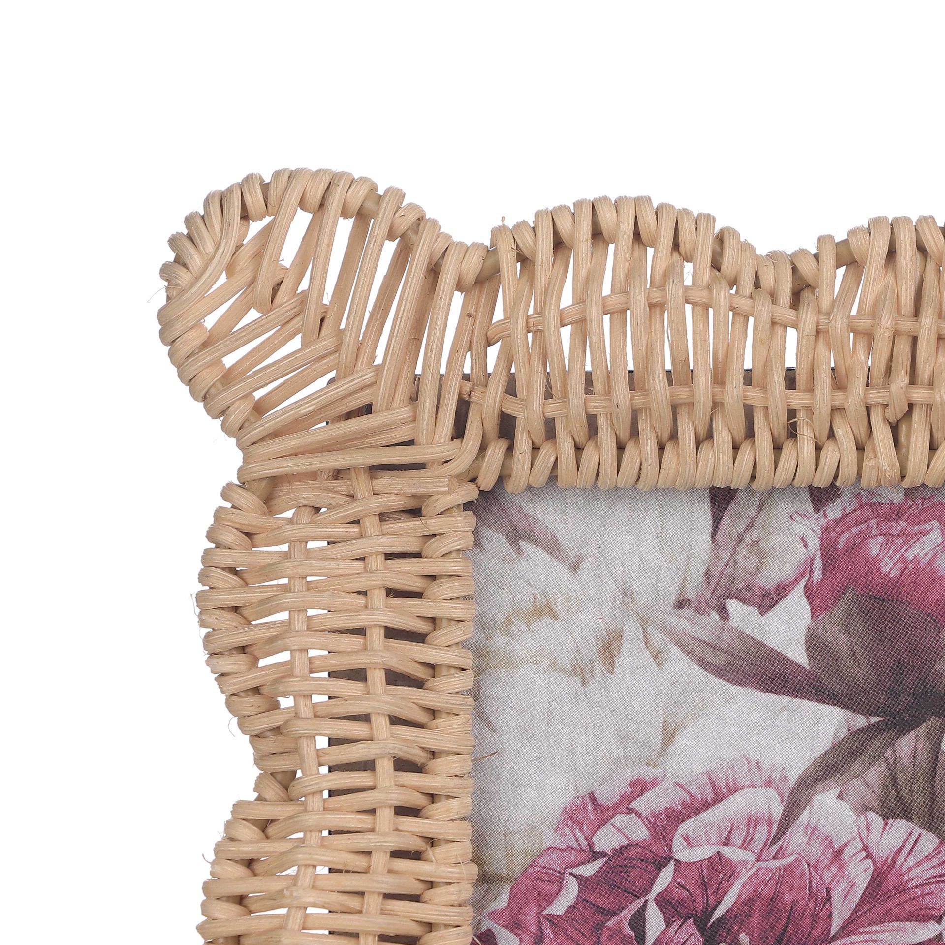 slide 4 of 6, 4" X 6" Wicker Photo Frame By Ashland, 4 in x 6 in