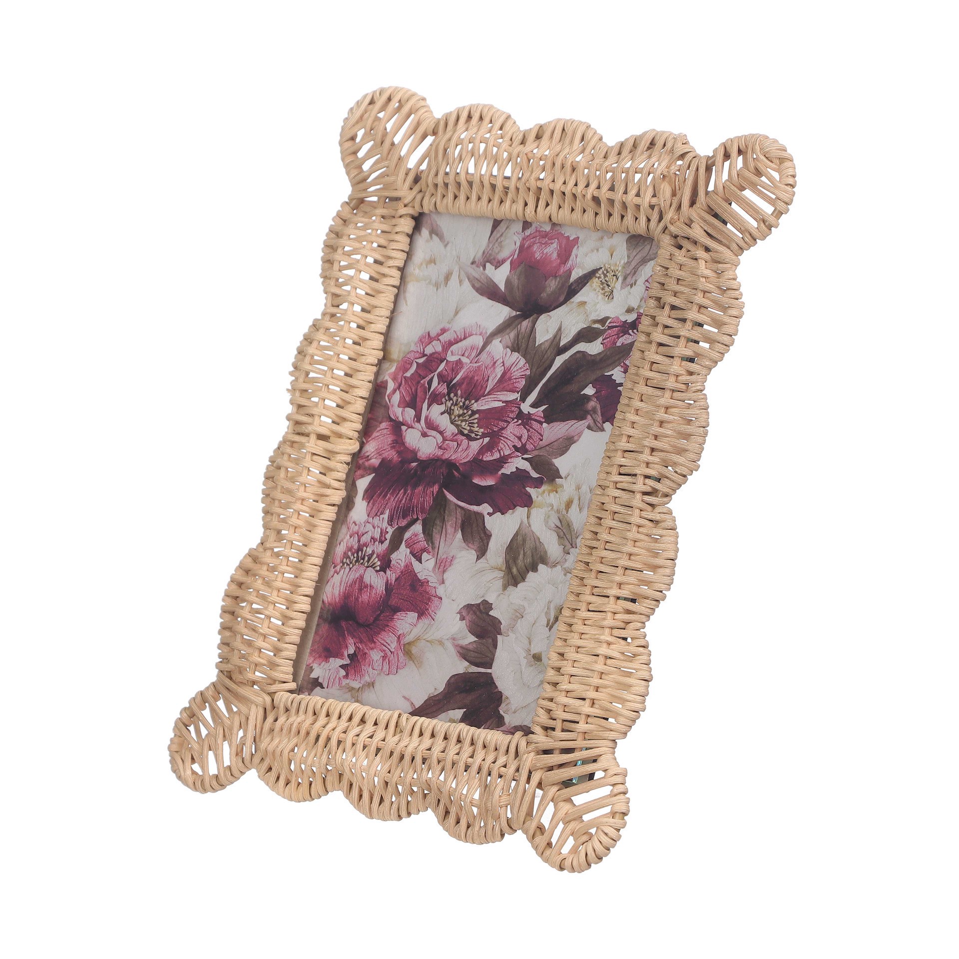 slide 6 of 6, 4" X 6" Wicker Photo Frame By Ashland, 4 in x 6 in