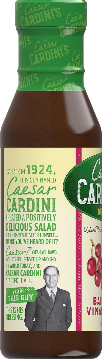 slide 6 of 9, Cardini's Balsamic Vin Dressing, 12 oz