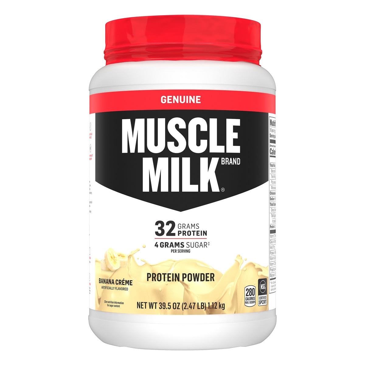 slide 1 of 6, CytoSport Muscle Milk Banana Creme Ultimate Lean Muscle Formula, 2.47 lb