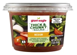 Giant Eagle Salsa, Thick & Chunky, Medium