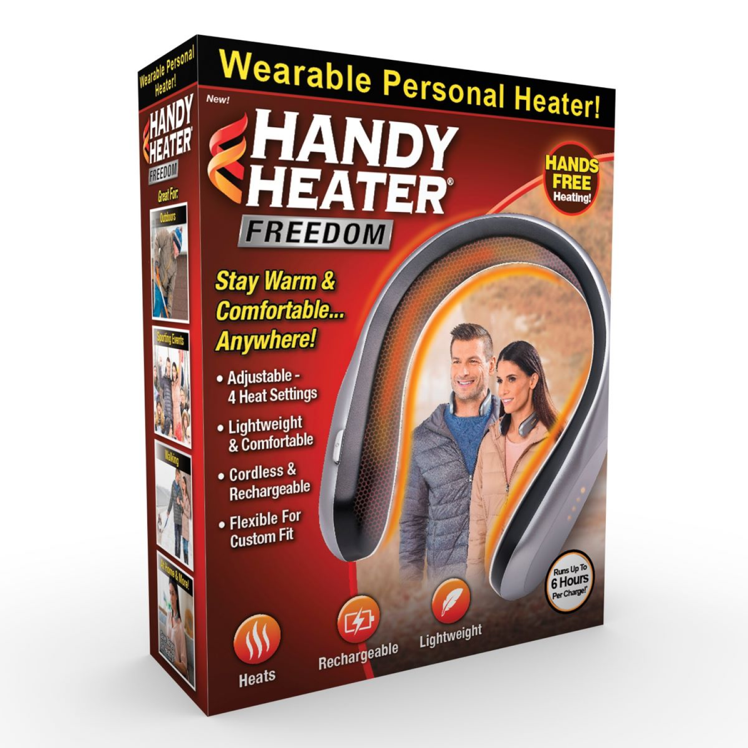 slide 1 of 2, Handy Heater Freedom Wearable Personal Heater 1 ea, 1 ct