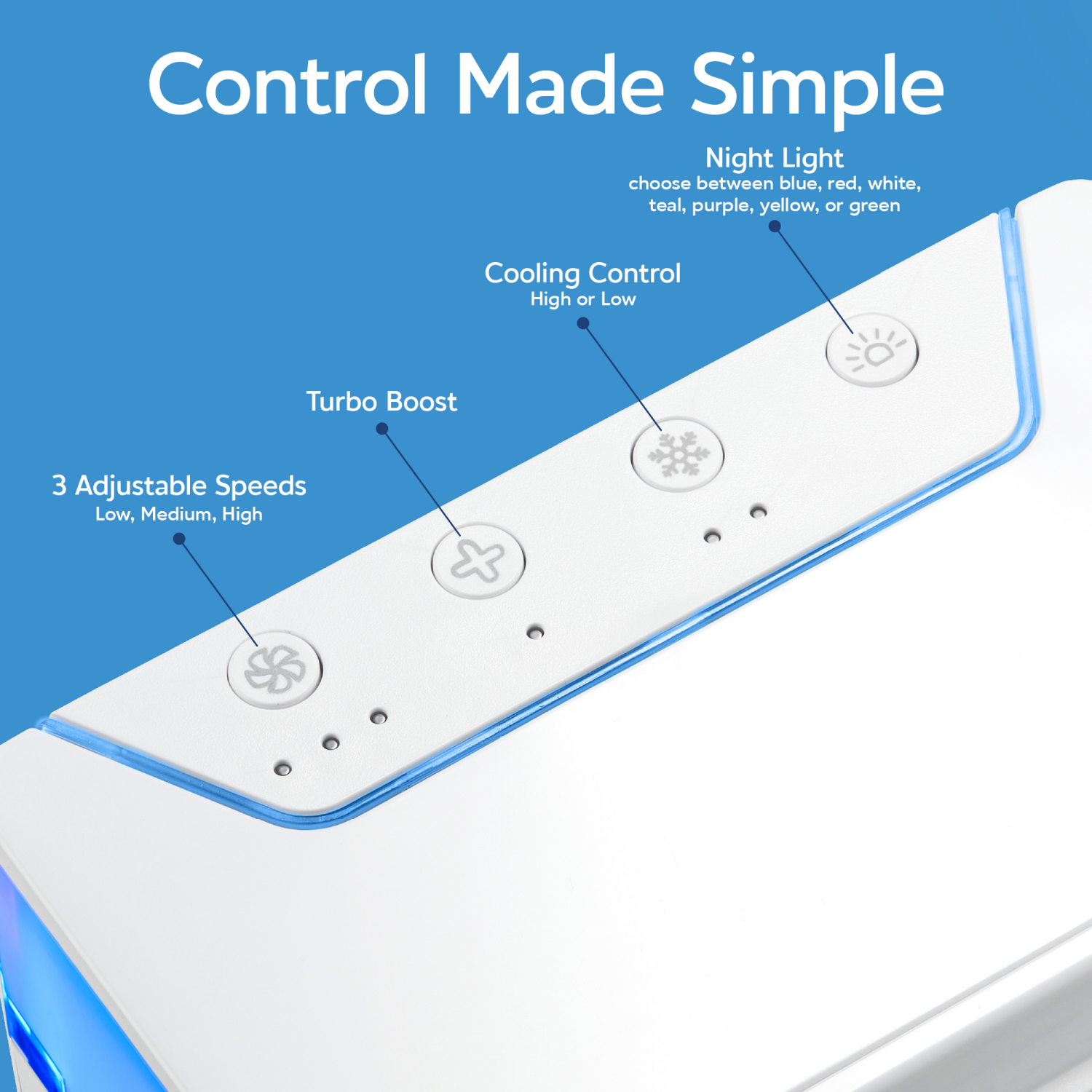 slide 2 of 2, Arctic Air Chill Zone Evaporative Air Cooler 1 ea, 1 ct