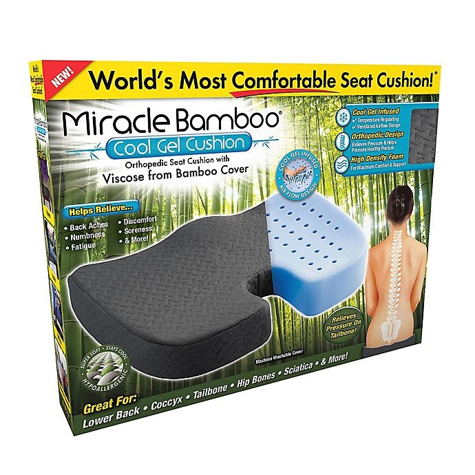 slide 6 of 8, Miracle Bamboo Cool Gel Cushion, 1 ct