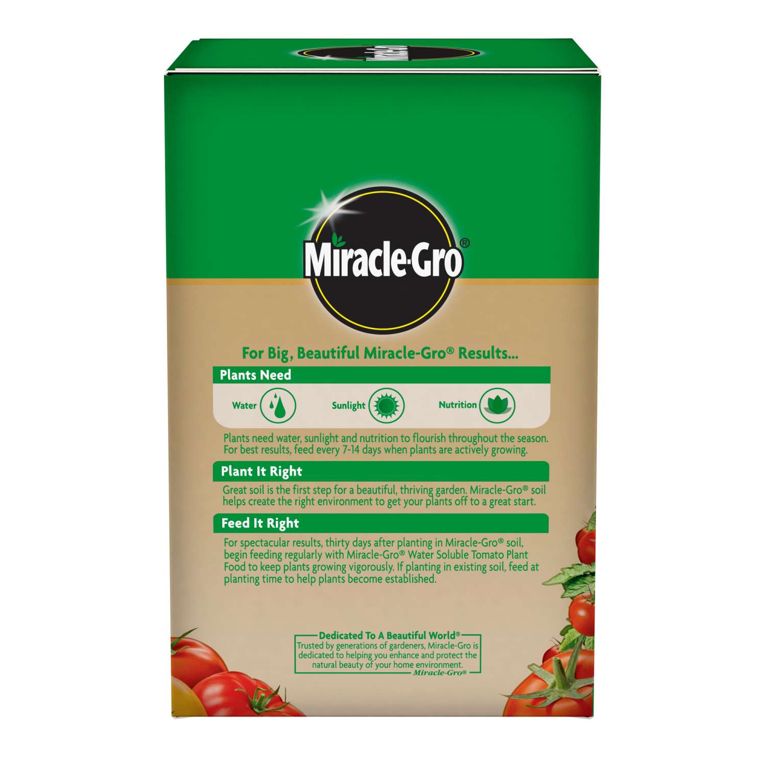 slide 3 of 3, Miracle-Gro Plant Food, Tomato, 1.5 lb
