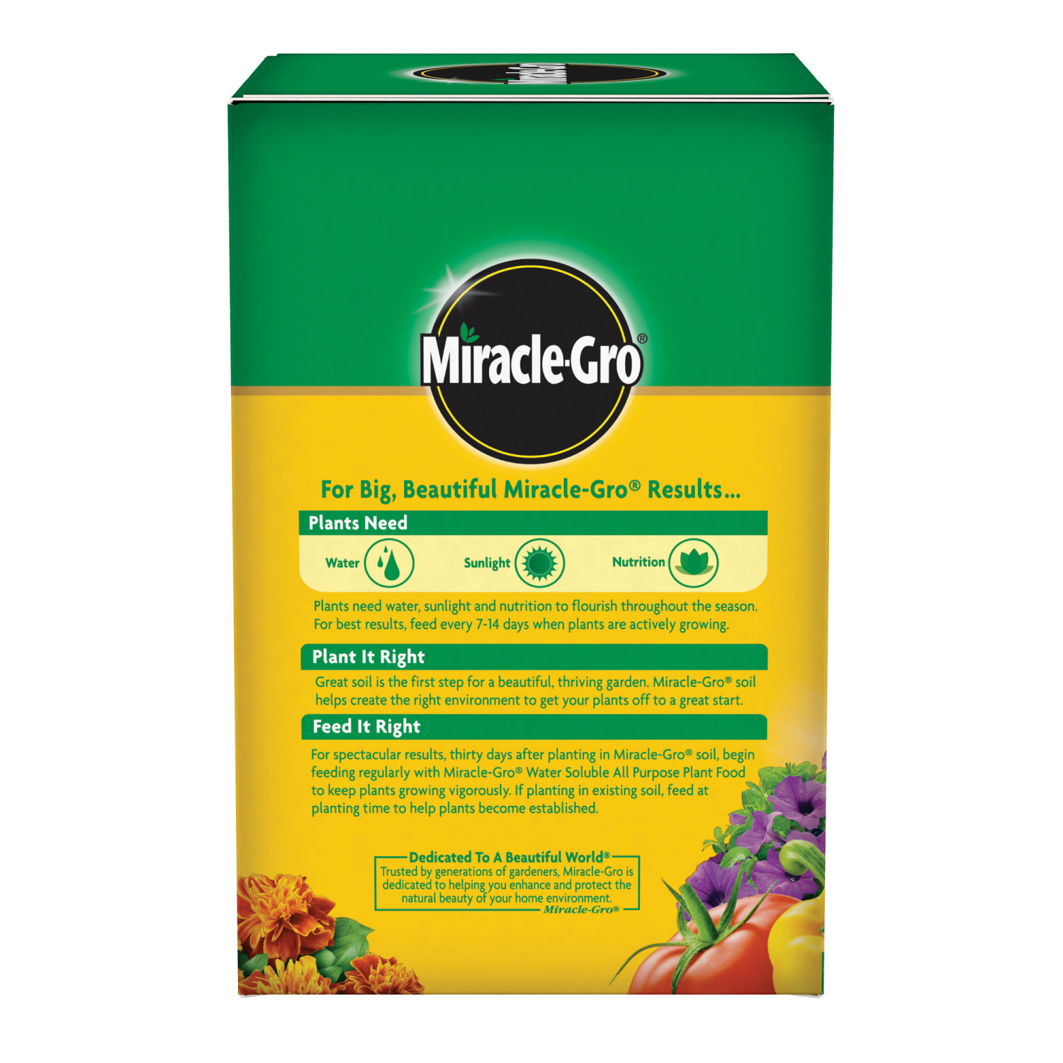 slide 2 of 4, Miracle-Gro Water Soluble All Purpose Plant Food 1.5lb, 1.5 lb