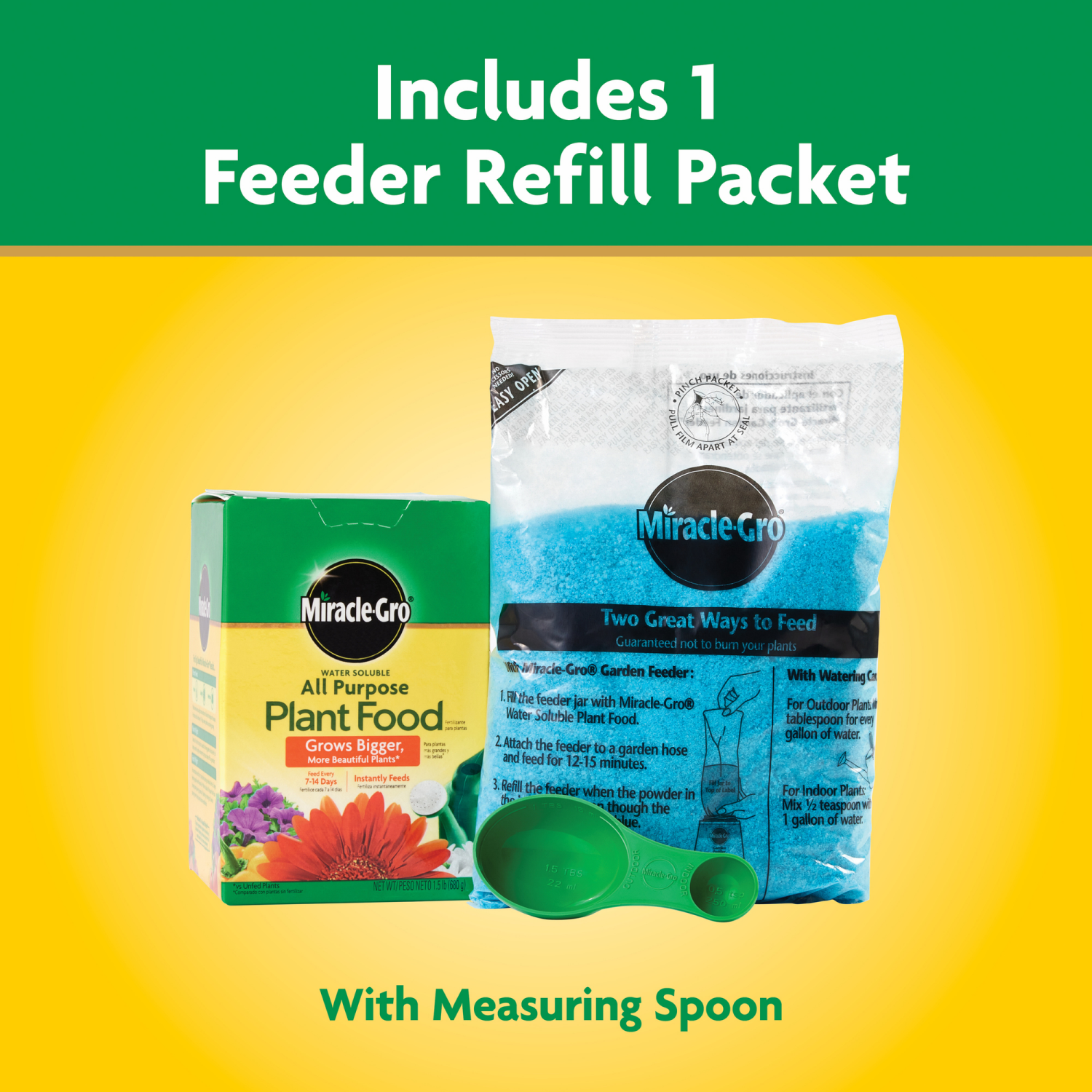slide 4 of 4, Miracle-Gro Water Soluble All Purpose Plant Food 1.5lb, 1.5 lb