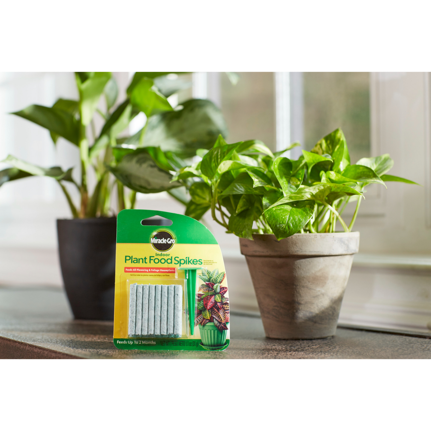 slide 2 of 2, Miracle-Gro Indoor Plant Food Spikes, 1.1 oz