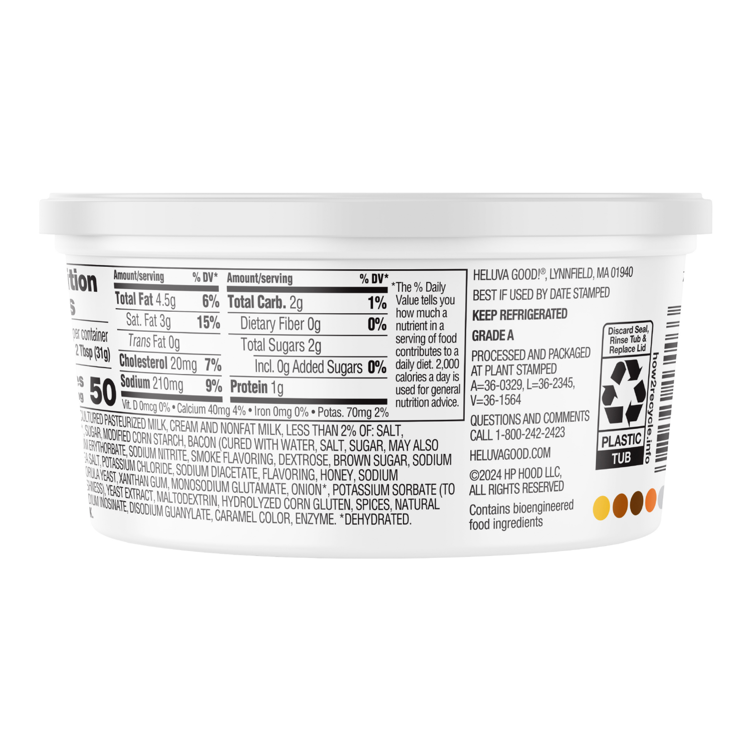 slide 2 of 2, Heluva Good! Bacon Horseradish Dip, 12 oz, 12 oz