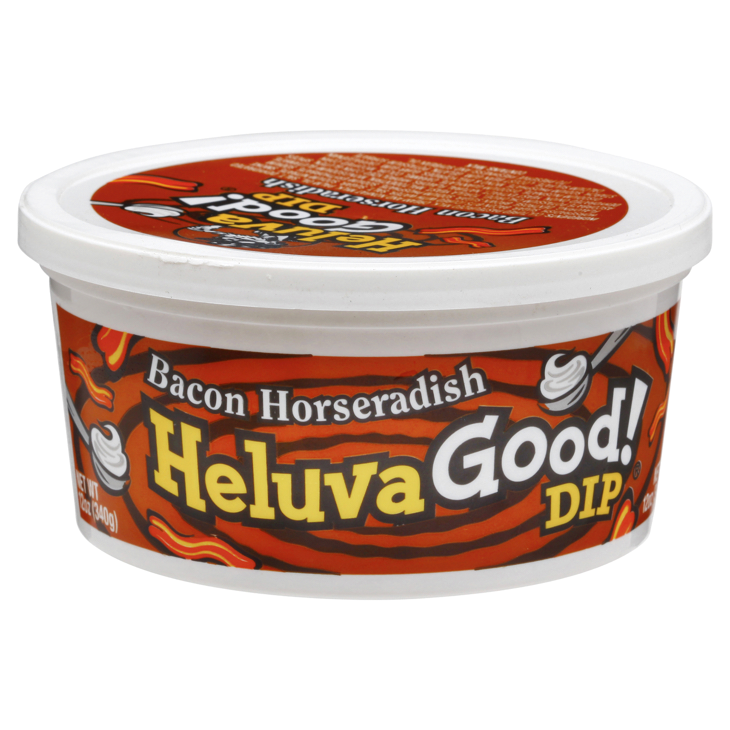 slide 1 of 4, Heluva Good! Bacon Horseradish Dip, 12 oz, 12 oz