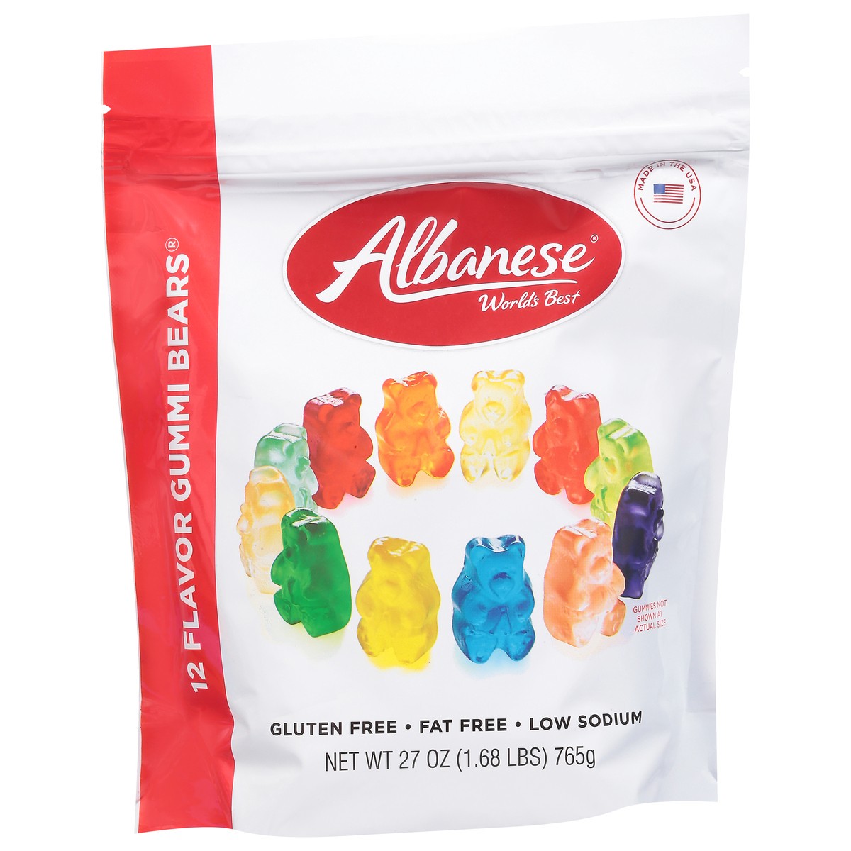 slide 11 of 14, Albanese World's Best 12 Flavor Gummi Bears 27 oz, 27 oz