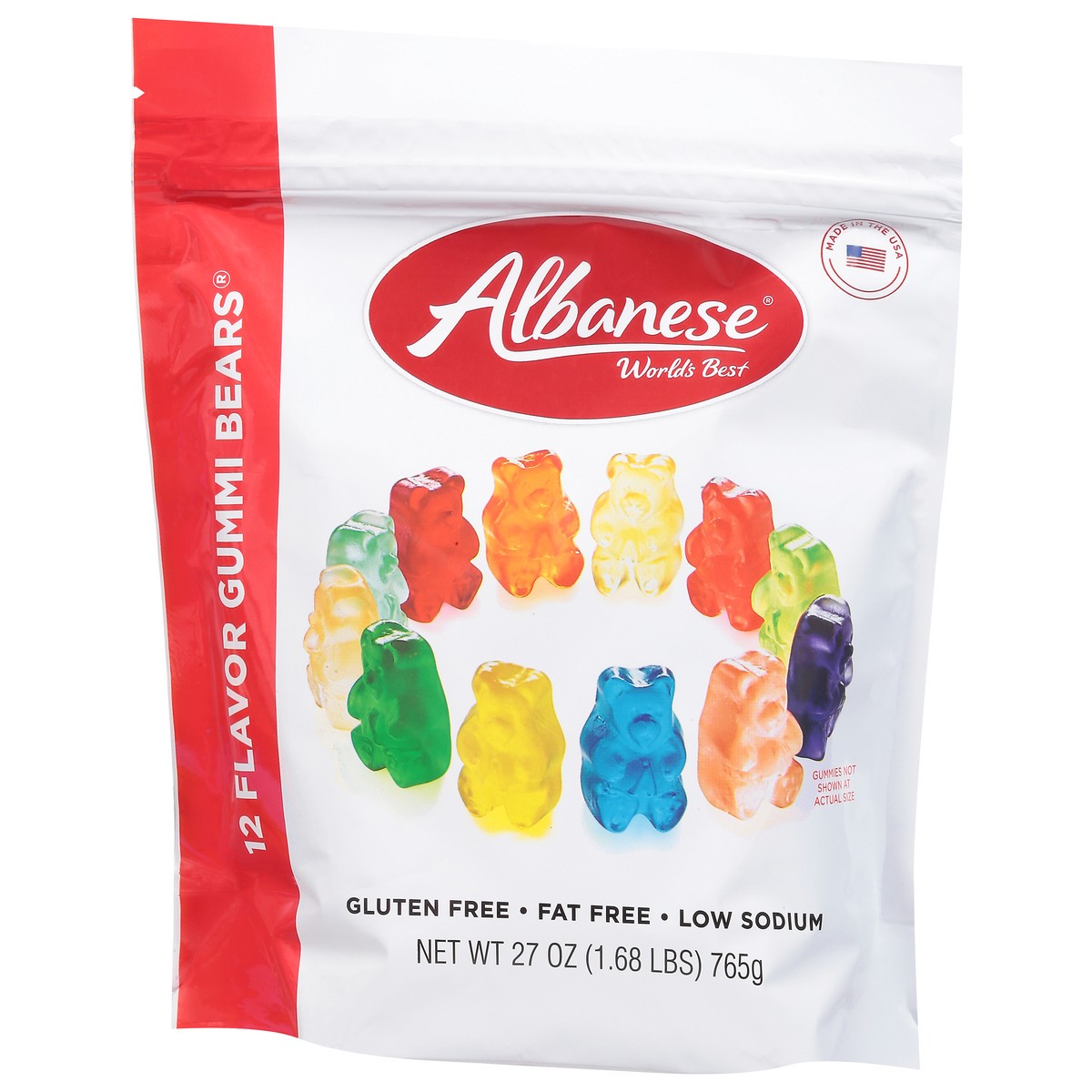 slide 2 of 14, Albanese World's Best 12 Flavor Gummi Bears 27 oz, 27 oz