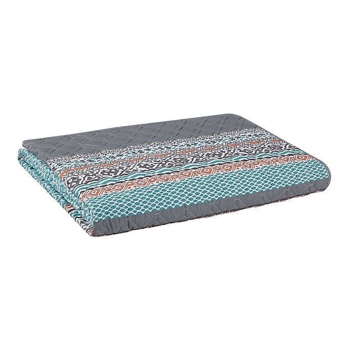 slide 4 of 5, VCNY Home Orane Full XL Quilt Set - Teal, 5 ct