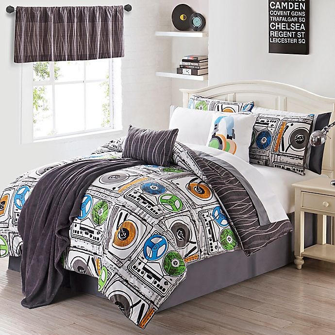 slide 1 of 1, VCNY Turn It Up Twin Comforter Set, 11 ct