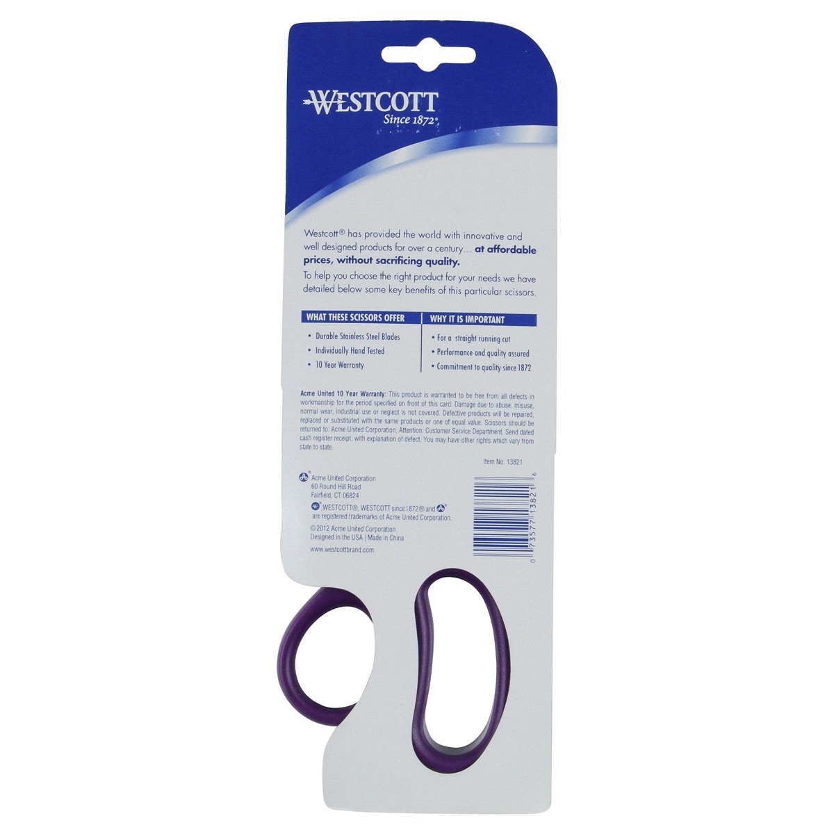 slide 2 of 2, Westcott 8 Inch Light All Purpose Scissors 1 ea, 1 ct