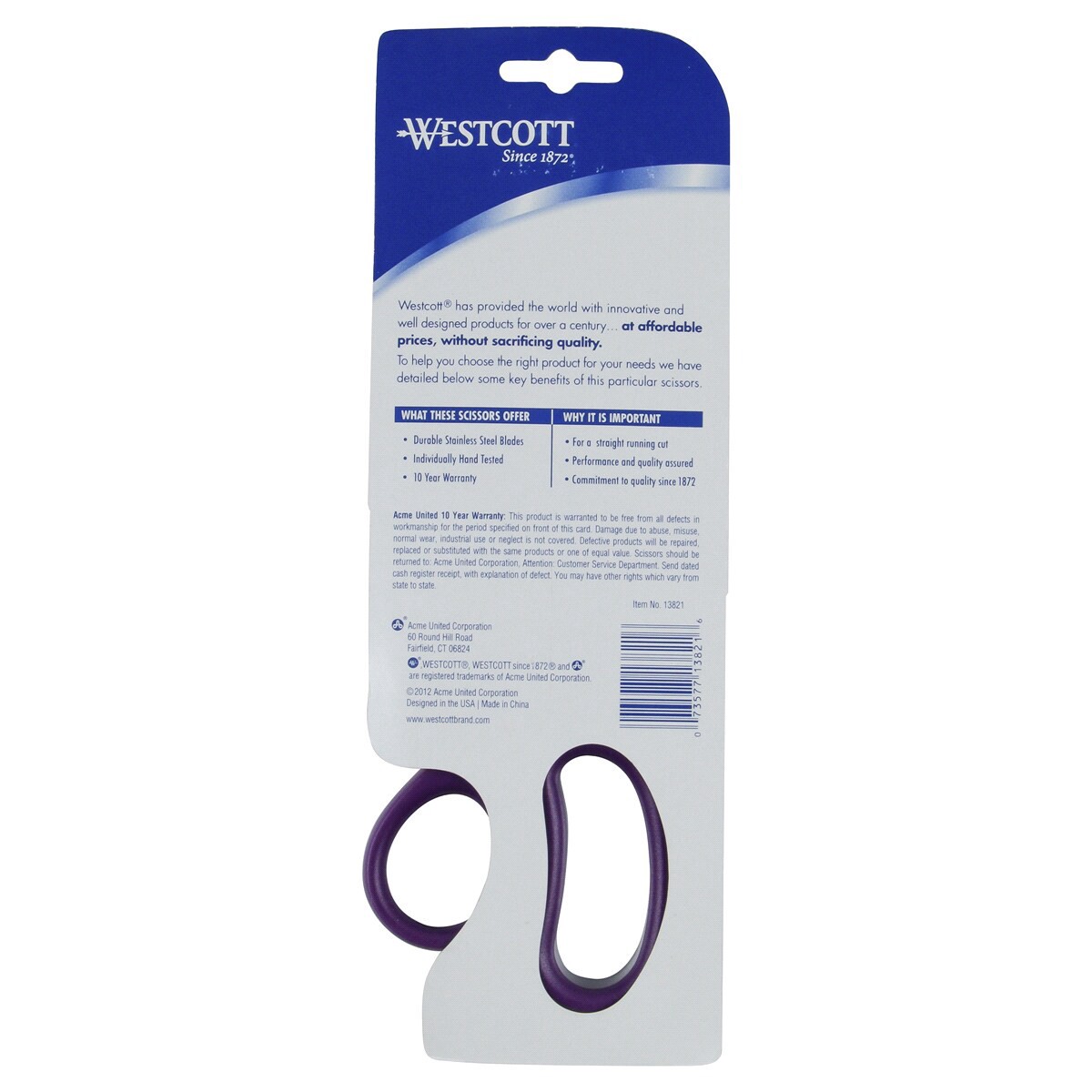 slide 2 of 2, Westcott 8 Inch Light All Purpose Scissors 1 ea, 1 ct